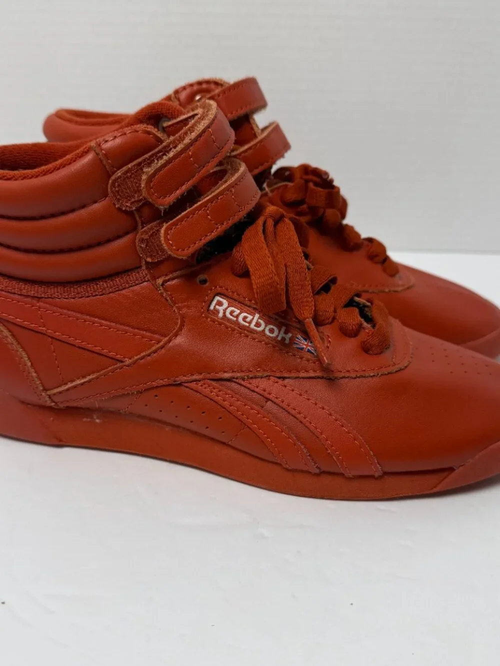 Reebok Classic Womens Red Freestyle Hi Fashion Sneakers GV6724 100005871 F/S HI